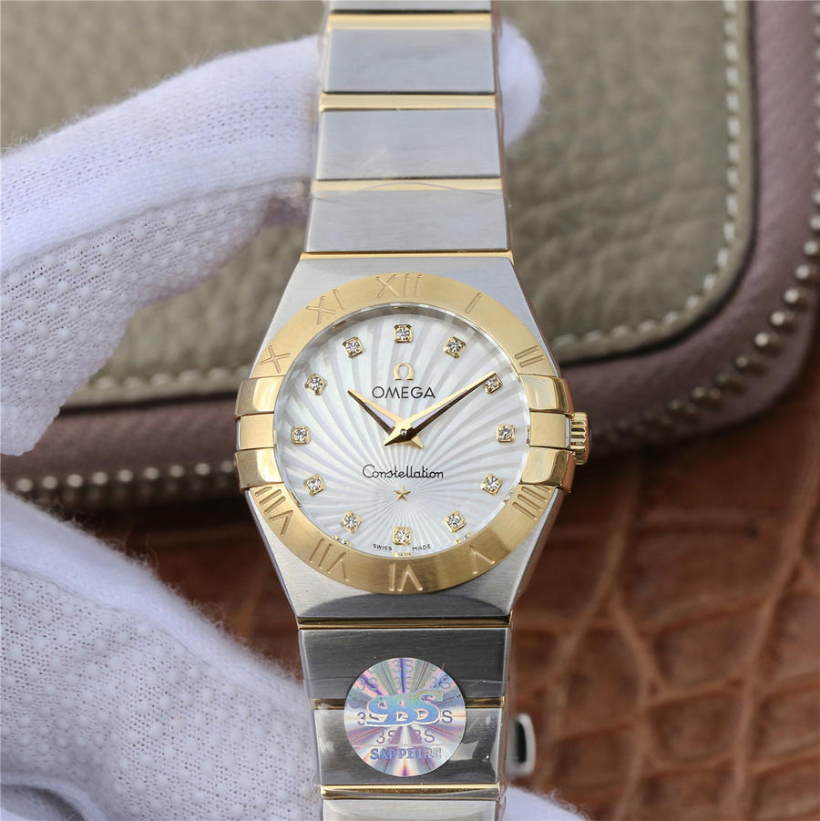 歐米茄機械女星座高仿 3s歐米茄新升級版星座繫列27MM￥2780.00元/件-C廠勞力士價格,Clean廠迪通拿手錶
