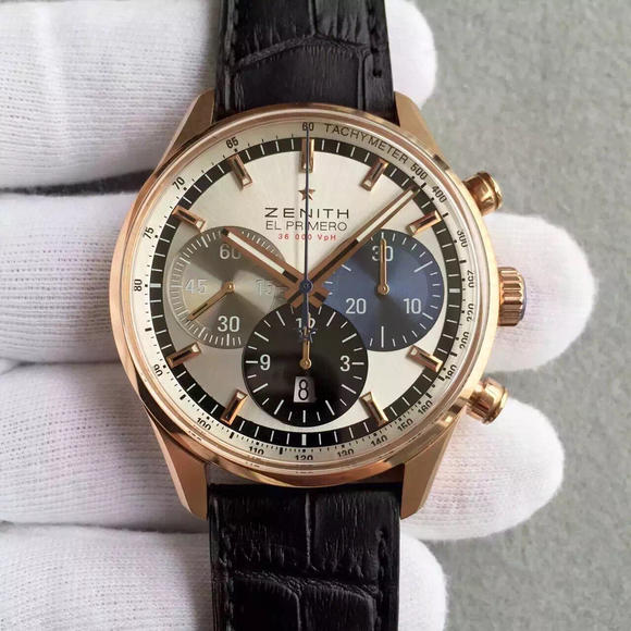 真力時 ELPRIMERO 拱形藍寶石玻璃 雙面藍寶石￥5480-C廠勞力士價格,Clean廠迪通拿手錶