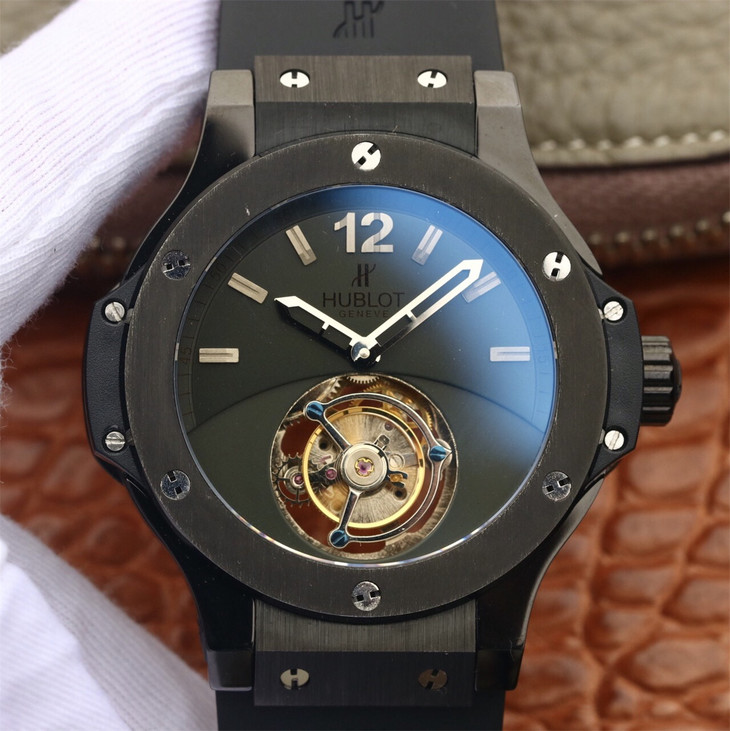 恆寶Hublot 宇舶大爆炸繫列BIG BANG 305.PM.131.RX真陀飛輪 矽膠錶帶 原裝陀飛輪頂級機芯 男士腕錶￥6880-C廠勞力士價格,Clean廠迪通拿手錶