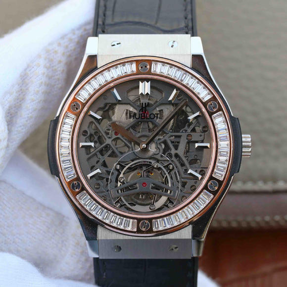 TF宇舶（恒宝)HUBLOT 系列：潮流男士闪亮T钻机械腕表￥6980-C廠勞力士價格,Clean廠迪通拿手錶